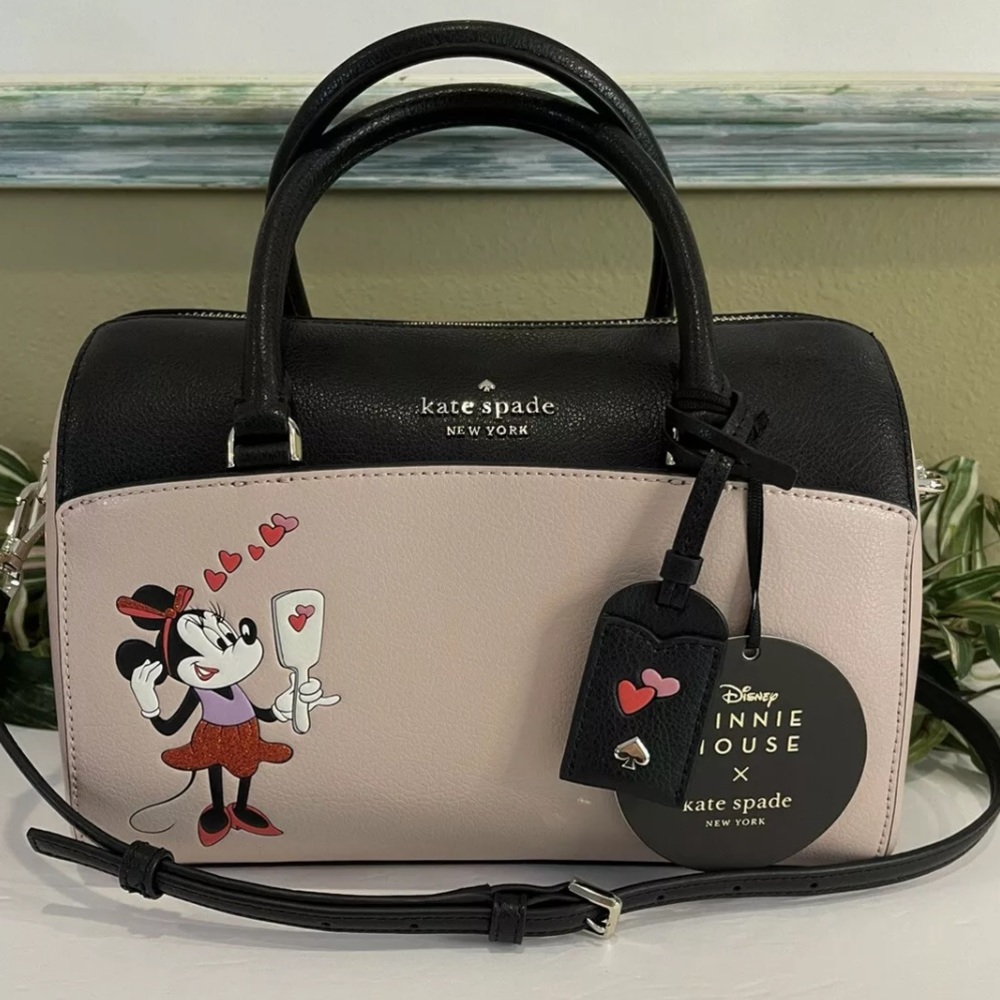 Kate spade medium duffel Minnie Mouse kate black - Picture 5 of 11